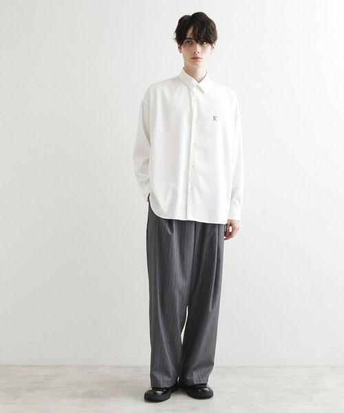 tk.TAKEO KIKUCHI / ティーケー タケオキクチ Tシャツ | エンブロなめらかシャツ | 詳細3