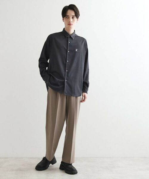 tk.TAKEO KIKUCHI / ティーケー タケオキクチ Tシャツ | エンブロなめらかシャツ | 詳細7