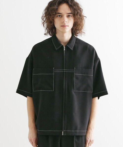 tk.TAKEO KIKUCHI / ティーケー タケオキクチ シャツ・ブラウス | ステッチシャツアウター | 詳細11