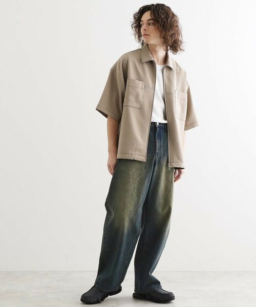 tk.TAKEO KIKUCHI / ティーケー タケオキクチ シャツ・ブラウス | ステッチシャツアウター | 詳細9