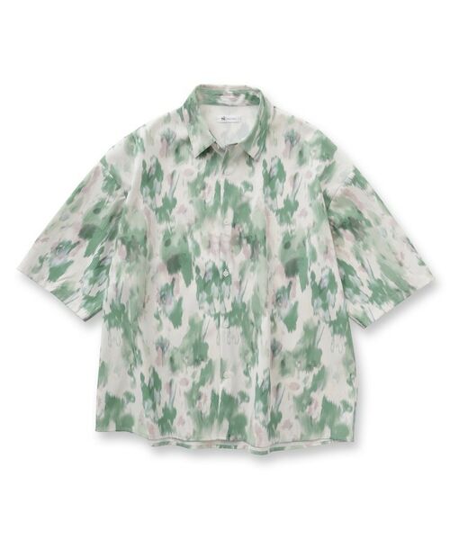 tk.TAKEO KIKUCHI / ティーケー タケオキクチ Tシャツ | 楊柳ブラープリントシャツ | 詳細1