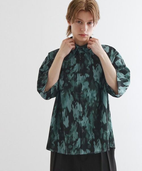 tk.TAKEO KIKUCHI / ティーケー タケオキクチ Tシャツ | 楊柳ブラープリントシャツ | 詳細2