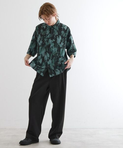 tk.TAKEO KIKUCHI / ティーケー タケオキクチ Tシャツ | 楊柳ブラープリントシャツ | 詳細4