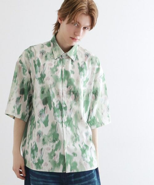 tk.TAKEO KIKUCHI / ティーケー タケオキクチ Tシャツ | 楊柳ブラープリントシャツ | 詳細6