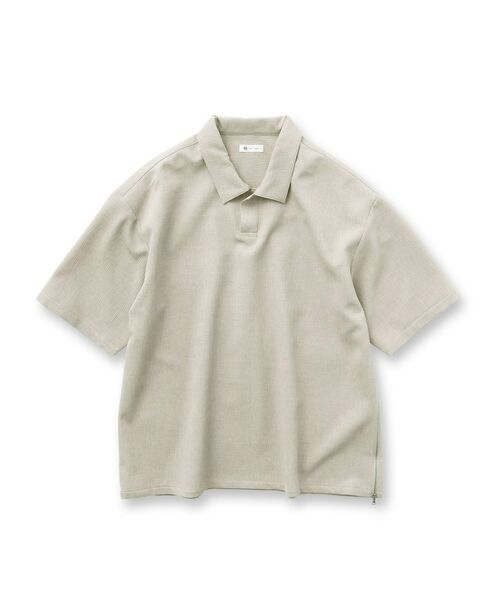 tk.TAKEO KIKUCHI / ティーケー タケオキクチ Tシャツ | 【セットアップ対応】テッククレープスキッパーシャツ | 詳細1