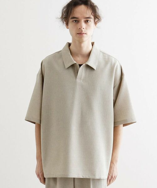 tk.TAKEO KIKUCHI / ティーケー タケオキクチ Tシャツ | 【セットアップ対応】テッククレープスキッパーシャツ | 詳細18