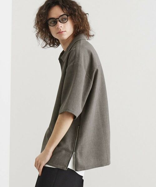 tk.TAKEO KIKUCHI / ティーケー タケオキクチ Tシャツ | 【セットアップ対応】テッククレープスキッパーシャツ | 詳細2