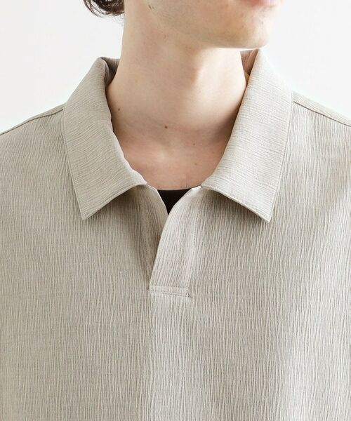 tk.TAKEO KIKUCHI / ティーケー タケオキクチ Tシャツ | 【セットアップ対応】テッククレープスキッパーシャツ | 詳細21