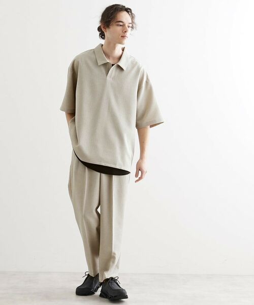 tk.TAKEO KIKUCHI / ティーケー タケオキクチ Tシャツ | 【セットアップ対応】テッククレープスキッパーシャツ | 詳細8