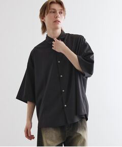 tk.TAKEO KIKUCHI / ティーケー タケオキクチ シャツ・ブラウス | 【WEB限定】無地/花柄アソートドレープ半袖シャツ