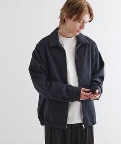 tk.TAKEO KIKUCHI / ティーケー タケオキクチ レザーブルゾン・ジャケット | ウールライクジップブルゾン