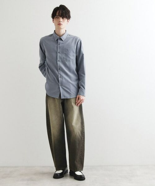 tk.TAKEO KIKUCHI / ティーケー タケオキクチ シャツ・ブラウス | ナイロンスエードライクシャツ | 詳細11