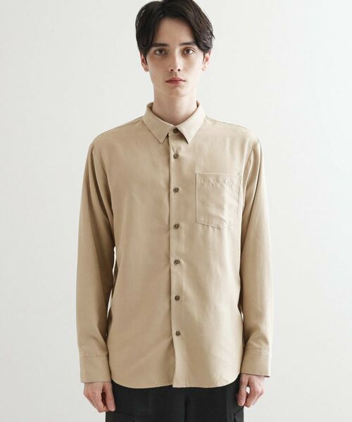 tk.TAKEO KIKUCHI / ティーケー タケオキクチ シャツ・ブラウス | ナイロンスエードライクシャツ | 詳細13