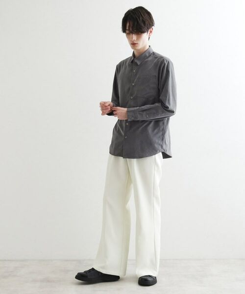 tk.TAKEO KIKUCHI / ティーケー タケオキクチ シャツ・ブラウス | ナイロンスエードライクシャツ | 詳細3