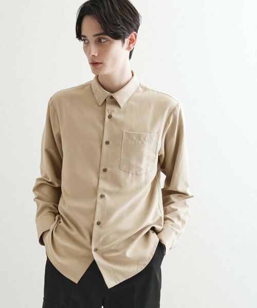 tk.TAKEO KIKUCHI / ティーケー タケオキクチ シャツ・ブラウス | ナイロンスエードライクシャツ | 詳細5