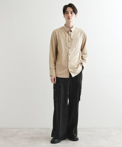 tk.TAKEO KIKUCHI / ティーケー タケオキクチ シャツ・ブラウス | ナイロンスエードライクシャツ | 詳細6