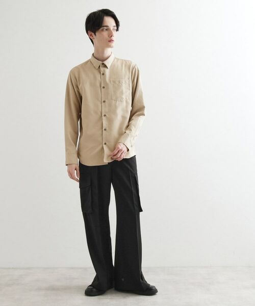 tk.TAKEO KIKUCHI / ティーケー タケオキクチ シャツ・ブラウス | ナイロンスエードライクシャツ | 詳細7