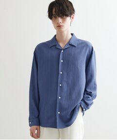 tk.TAKEO KIKUCHI / ティーケー タケオキクチ シャツ・ブラウス | シアー楊柳シャツ