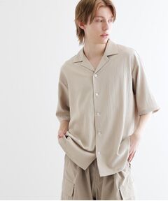 tk.TAKEO KIKUCHI / ティーケー タケオキクチ Tシャツ | 楊柳オープンカラーシャツ