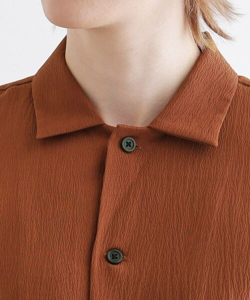 tk.TAKEO KIKUCHI / ティーケー タケオキクチ Tシャツ | 楊柳オープンカラーシャツ | 詳細24