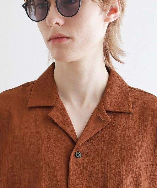 tk.TAKEO KIKUCHI / ティーケー タケオキクチ Tシャツ | 楊柳オープンカラーシャツ | 詳細25