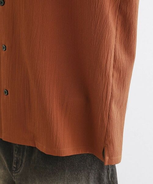 tk.TAKEO KIKUCHI / ティーケー タケオキクチ Tシャツ | 楊柳オープンカラーシャツ | 詳細27