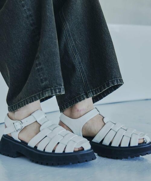 tk.TAKEO KIKUCHI / ティーケー タケオキクチ サンダル | グルカチャンキーサンダル | 詳細10