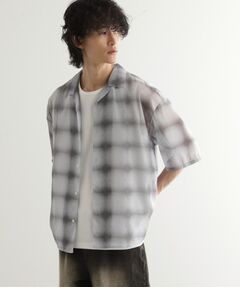 tk.TAKEO KIKUCHI / ティーケー タケオキクチ シャツ・ブラウス | メッシュオンブレーチェックシャツ
