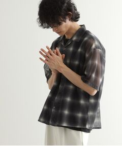 tk.TAKEO KIKUCHI / ティーケー タケオキクチ シャツ・ブラウス | メッシュオンブレーチェックシャツ