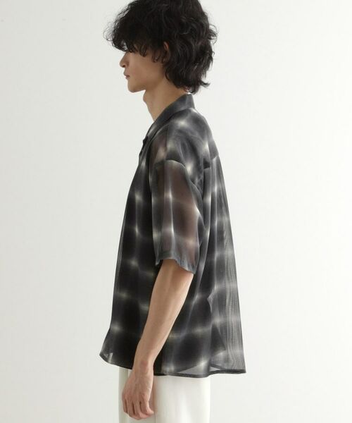 tk.TAKEO KIKUCHI / ティーケー タケオキクチ シャツ・ブラウス | メッシュオンブレーチェックシャツ | 詳細21