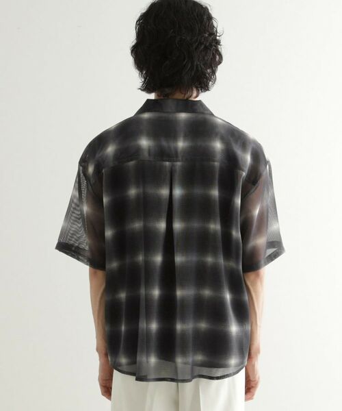 tk.TAKEO KIKUCHI / ティーケー タケオキクチ シャツ・ブラウス | メッシュオンブレーチェックシャツ | 詳細22