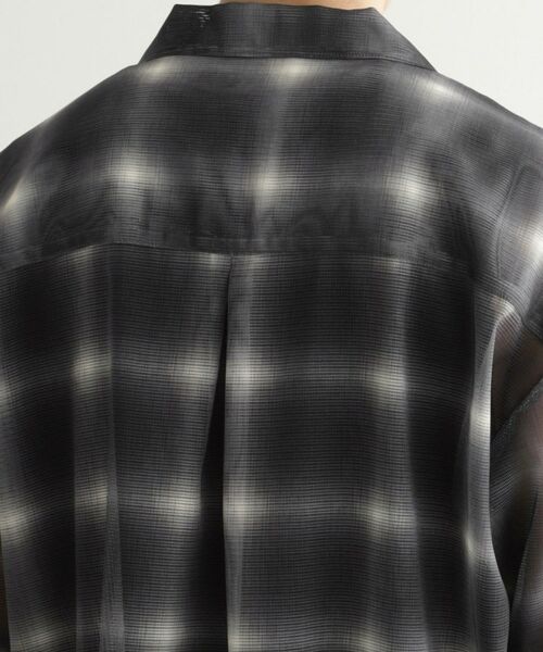 tk.TAKEO KIKUCHI / ティーケー タケオキクチ シャツ・ブラウス | メッシュオンブレーチェックシャツ | 詳細24