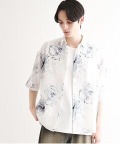 tk.TAKEO KIKUCHI / ティーケー タケオキクチ シャツ・ブラウス | シアージャカードフラワーシャツ