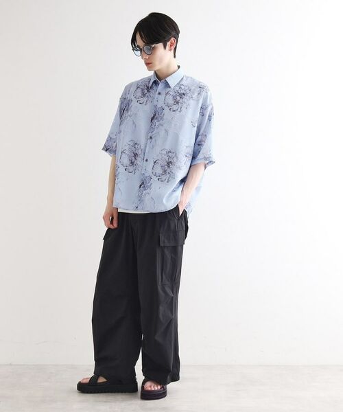 tk.TAKEO KIKUCHI / ティーケー タケオキクチ シャツ・ブラウス | シアージャカードフラワーシャツ | 詳細12