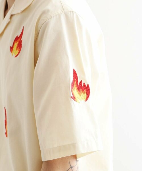 tk.TAKEO KIKUCHI / ティーケー タケオキクチ シャツ・ブラウス | K’PJT by AYUTA 『炎刺繍シャツ』 | 詳細15