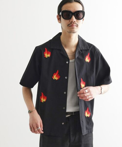 tk.TAKEO KIKUCHI / ティーケー タケオキクチ シャツ・ブラウス | K’PJT by AYUTA 『炎刺繍シャツ』 | 詳細3