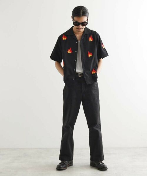tk.TAKEO KIKUCHI / ティーケー タケオキクチ シャツ・ブラウス | K’PJT by AYUTA 『炎刺繍シャツ』 | 詳細4
