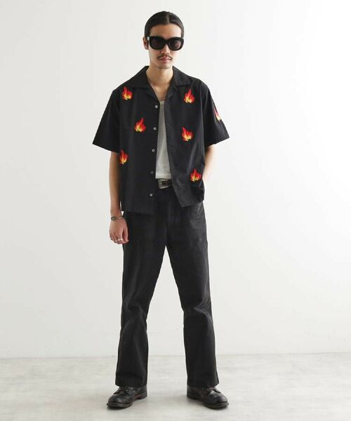 tk.TAKEO KIKUCHI / ティーケー タケオキクチ シャツ・ブラウス | K’PJT by AYUTA 『炎刺繍シャツ』 | 詳細5