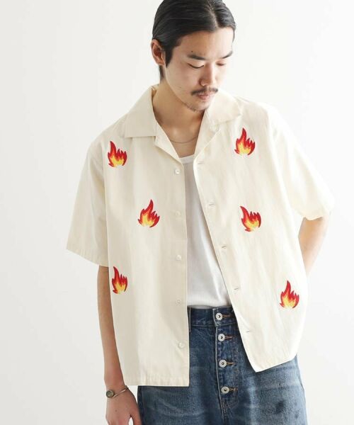 tk.TAKEO KIKUCHI / ティーケー タケオキクチ シャツ・ブラウス | K’PJT by AYUTA 『炎刺繍シャツ』 | 詳細8