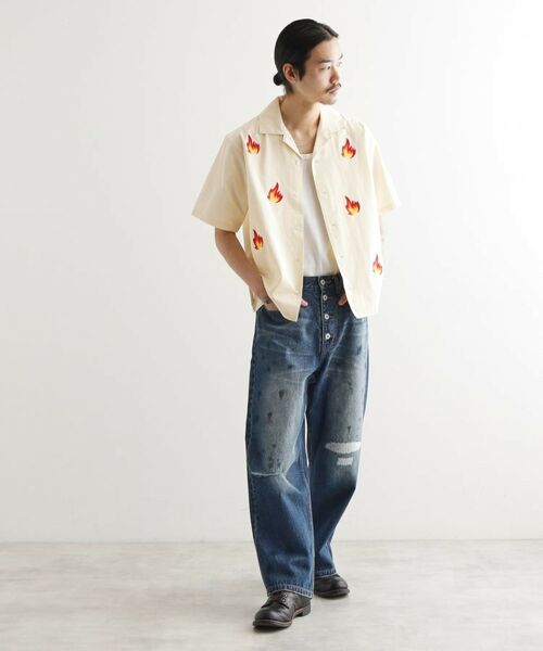 tk.TAKEO KIKUCHI / ティーケー タケオキクチ シャツ・ブラウス | K’PJT by AYUTA 『炎刺繍シャツ』 | 詳細9