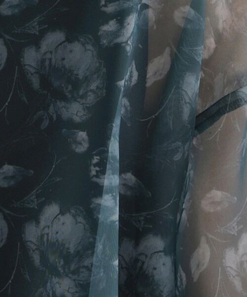 tk.TAKEO KIKUCHI / ティーケー タケオキクチ シャツ・ブラウス | シアーフラワーシャツ | 詳細13