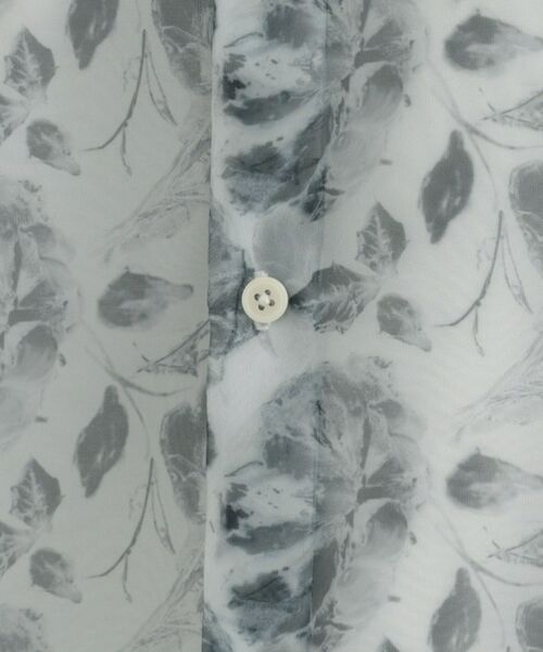 tk.TAKEO KIKUCHI / ティーケー タケオキクチ シャツ・ブラウス | シアーフラワーシャツ | 詳細20