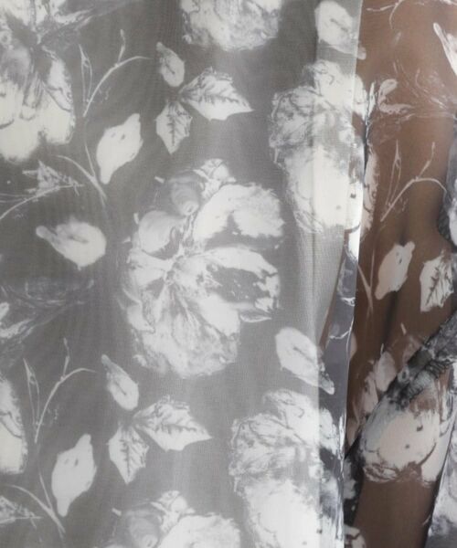 tk.TAKEO KIKUCHI / ティーケー タケオキクチ シャツ・ブラウス | シアーフラワーシャツ | 詳細9