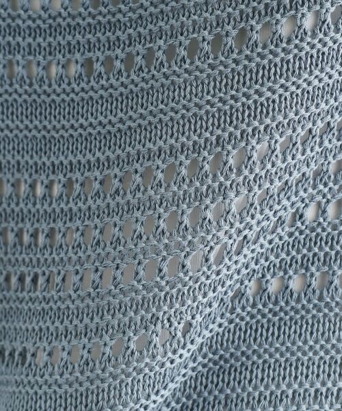 tk.TAKEO KIKUCHI / ティーケー タケオキクチ ニット・セーター | 透かしクルーニット | 詳細12
