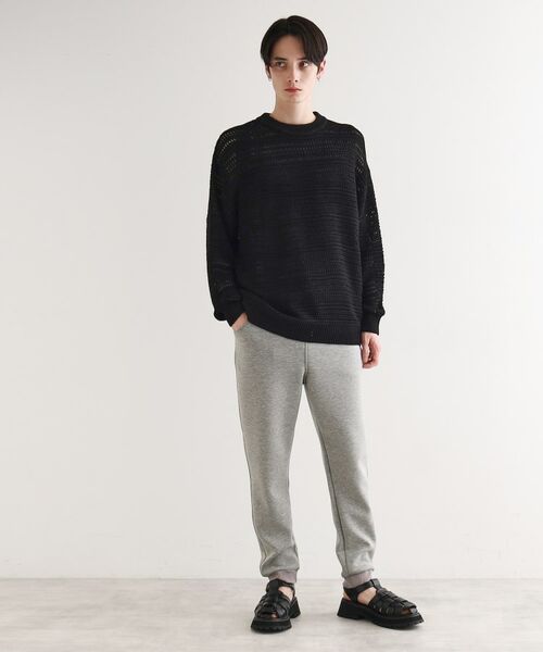 tk.TAKEO KIKUCHI / ティーケー タケオキクチ ニット・セーター | 透かしクルーニット | 詳細6