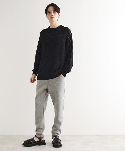 tk.TAKEO KIKUCHI / ティーケー タケオキクチ ニット・セーター | 透かしクルーニット | 詳細7