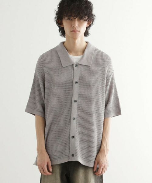 tk.TAKEO KIKUCHI / ティーケー タケオキクチ ニット・セーター | リネンライクニットポロシャツ | 詳細13