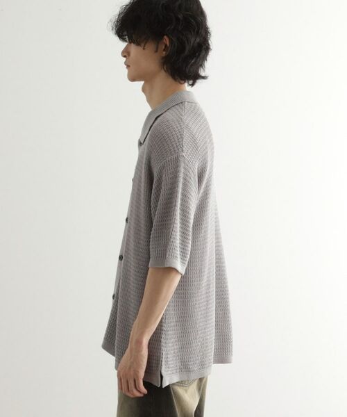 tk.TAKEO KIKUCHI / ティーケー タケオキクチ ニット・セーター | リネンライクニットポロシャツ | 詳細14