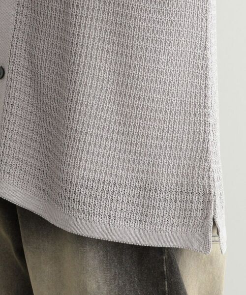 tk.TAKEO KIKUCHI / ティーケー タケオキクチ ニット・セーター | リネンライクニットポロシャツ | 詳細18