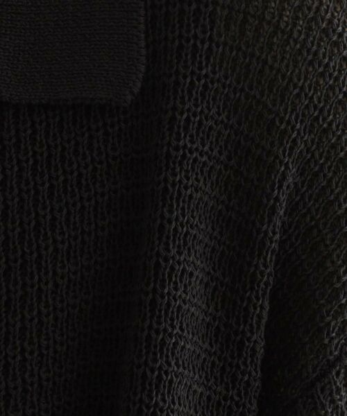 tk.TAKEO KIKUCHI / ティーケー タケオキクチ ニット・セーター | リネンライクニットポロシャツ | 詳細8